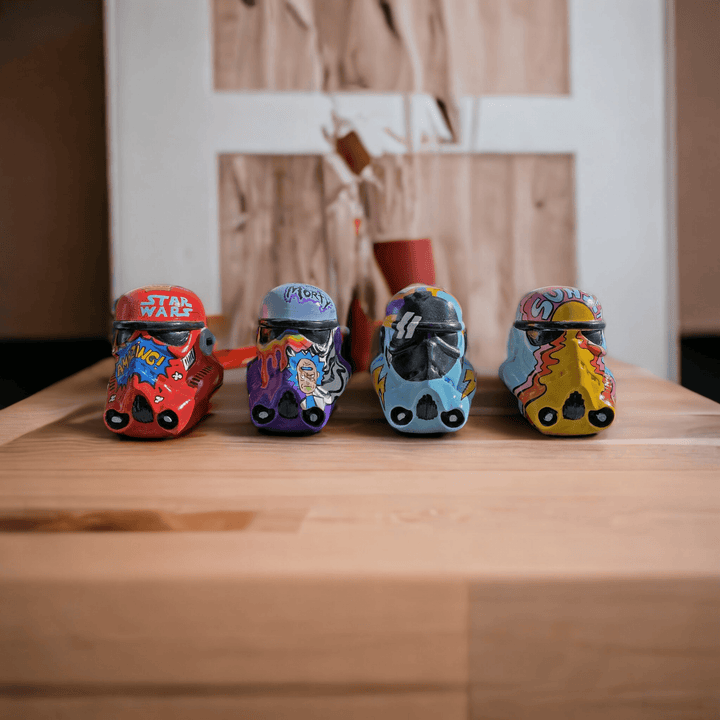 Pop Art Stormtrooper – Special Series Yükseklik : 15 cm Pop Art Stormtrooper – Special Series - hiandco.com.tr Hi Sculpture - Pera Heykel | Pera Sanat