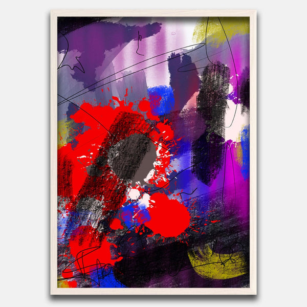 Colourbloom 2 - Abstract Collection - Baskı Ürün Hikayesi Birim Erol'un ilk dijital çalışmalarından biri olan Soyut Koleksiyon, estetik kaygıların farklı doku, fırça ve renklerin duyu ile dijital sanata yansıtılmasıdır. Koleksiyondaki her bir eser 20 edis